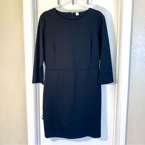 Old Navy Classic Black Long Sleeve Dress